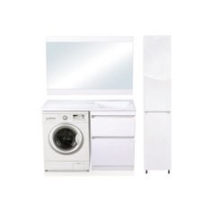 Тумба Style Line Даллас 120 напольная люкс белый (СС-00002338)