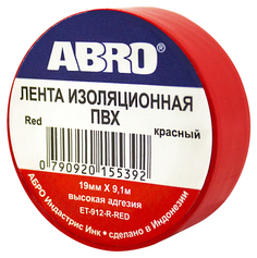 Изолента ABRO ЕT-912 Красный