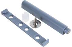 JET Толкатель 101 PUSH OPEN накладной пластик/сталь,ответная часть саморез PTC101T.003GR99
