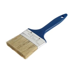 Кисть плоская ТУНДРА, смешанная щетина, пластиковая рукоятка, 3", 75 мм Tundra