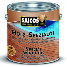 SAICOS Special Wood Oil Масло для террас – Защитное, бесцветное 0110 (2,5л)