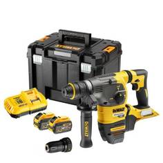 Аккумуляторный бесщеточный перфоратор DEWALT DCH334, SDS-plus, 54 В, XR, 2 Акб, ЗУ, кейс T