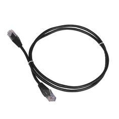 Патч-корд RJ45 - RJ45, 4 пары, UTP, категория 5е, 3 м, черный, TWT TWT-45-45-3.0-BK No Brand