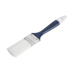 Кисть плоская ТУНДРА, искусственная щетина, пластиковая рукоятка, 1.5", 38 мм Tundra