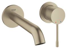 Смеситель для раковины GROHE Essence на два отверстия M-Size, никель матовый (19408EN1)