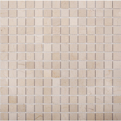 Мозаика Starmosaic Crema Marfil Matt бежевый мрамор 305х305х4 мм матовая