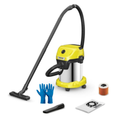 Пылесос Karcher WD 3 S V-17/4/20 1.628-135 + латексные перчатки