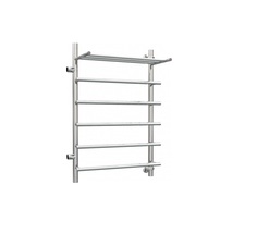 Водяной полотенцесушитель Роснерж Нео 1 L106101 80x60 с полкой и боковым подключением 600,