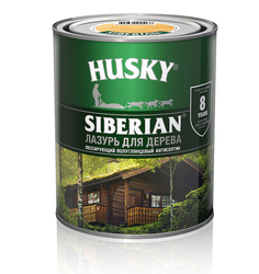 Пропитка для дерева HUSKY SIBERIAN полуглянцевая дуб 0,9л