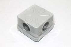 Коробка распаячная открытой установки D70x70x40 серый с откидной крышкой No Brand