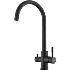 Смеситель для кухни ESKO Granite Black GR 04 B с подключением к фильтру, R-излив ЕСКО