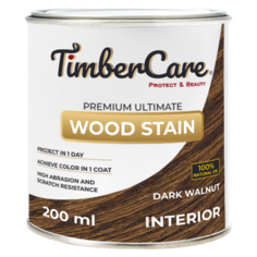Масло для дерева и мебели TimberCare Wood Stain, Темный орех/ Dark Walnut, 0.2 л