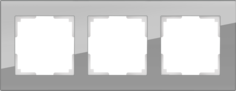 Рамка для выключателя Werkel WL01-Frame-03 a030777 серый