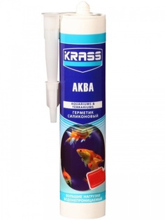 Герметик KRASS Аква силиконовый для аквариумов бесцветный 300мл