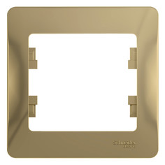 1-постовая рамка GLOSSA, титан {GSL000401} Schneider Electric