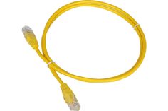 Патч-корд RJ45 - RJ45, 4 пары, UTP, категория 5е, 5 м, желтый, TWT TWT-45-45-5.0-YL No Brand