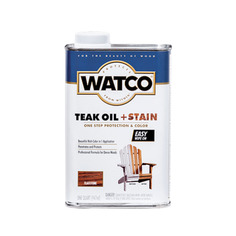 Масло тиковое для дерева и мебели WATCO TEAK OIL, тонирующее, Камень песчаник, 0.946