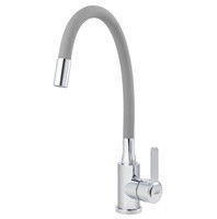 Смеситель для кухни VIKO V-4436 с серым гибким изливом O35 с гайкой