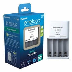 Зарядное устройство Eneloop Basic Charger AA-AAA 4 слота плюс 4 аккумулятора AA 2000мА-ч Panasonic