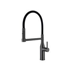 Gappo Смеситель для кухни с гибким изливом GAPPO G4398-51 оружейная сталь
