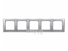 Рамка Legrand Valena 5 постов Aluminum 770155