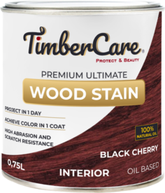 Масло для дерева и мебели TimberCare Wood Stain, Черешня/ Black Cherry, 0.75 л