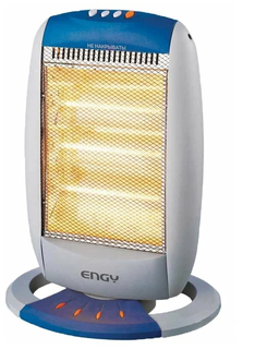 Обогреватель Engy EN-511S, галогеновый, 1200 Вт, бело-синий