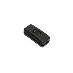 Выключатель сетевой для БРА черный 15x25x60мм No Brand