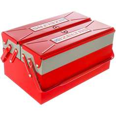 Раскладной ящик для инструментов металлический 190х300х150 3 секции IZELTAS 8410336103