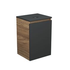 Тумба под раковину Bau Dream Blackwood 40, 1 дверца, графит Bauedge