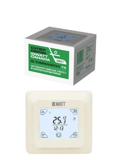 Терморегулятор для теплого пола IQWATT IQ Thermostat TS слоновая кость