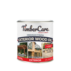 Масло для дерева Exterior Wood Oil, защитное колеруемое масло, прозрачная, 0.675 л Timber Care