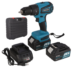 Дрель-шуруповерт Profipower MK DHP-18V, От аккумулятора, 18 В, 80 Нм No Brand