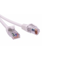 Патч-корд неэкранированный CAT5E U/UTP 4х2 LSZH белый 0.5м | код RN5EUU4505WH | DKC ( 1шт. No Brand