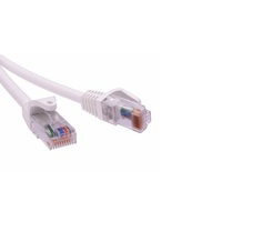 Патч-корд неэкранированный CAT5E U/UTP 4х2 LSZH белый 0.5м | код RN5EUU4505WH | DKC ( 1шт. No Brand