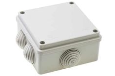 Коробка распределительная открытой установки 100х100х50мм IP55 GE41255 Greenel