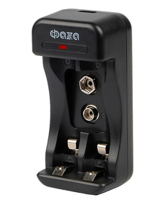 Устройство зарядное B-50USB Ni-Cd/Ni-MH (2xAA/2xAAA/1х9В) индикатор зарядки питание от USB Фаzа