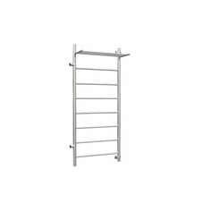 Водяной полотенцесушитель Роснерж Прямая L107101 120x50 с полкой и боковым подключением 60