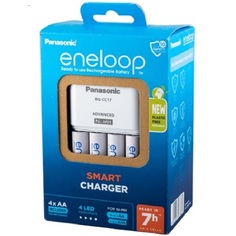 Зарядное устройство Eneloop Advanced Charger 4 слота + 4 аккумулятора AA 2000мА/ч Panasonic