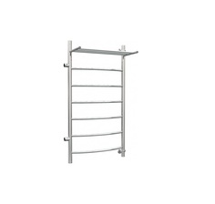 Водяной полотенцесушитель Роснерж Дуга L104101 100x50 с полкой и боковым подключением 600,