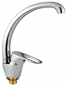 Смеситель для мойки с боковой ручкой FRAP F4128-2