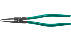 JONNESWAY P18012A P18012A Щипцы прямые для стопорных колец удлиненные с ПВХ рукоятками, сж