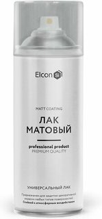 Лак Elcon универсальрный, матовый, аэрозоль, 520 мл