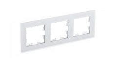 SE AtlasDesign Nature Матовое стекло белый Рамка 3-ая ATN330103 Schneider Electric