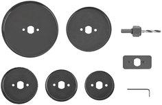 Пилы круговые Профи 68 -127 мм набор 5 шт. (68, 72, 82, 102, 127 мм) в кейсе F.It