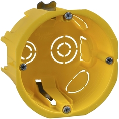 Коробка монтажная для полых стен Schneider Electric, с винтами, d65x45 мм, со стикером