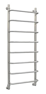 Полотенцесушитель водяной Aquanerzh скоба 1200х600, нержавеющая сталь, хром, лесенка