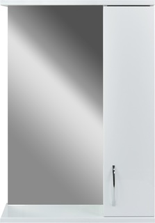 Зеркало-шкаф Doratiz Эко 50 белый, правый 2712.533