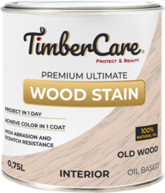 Масло для дерева и мебели TimberCare Wood Stain, Старинное дерево/ Old Wood, 0.75 л