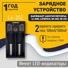 Зарядное устройство LiitoKala Lii-202 OEM